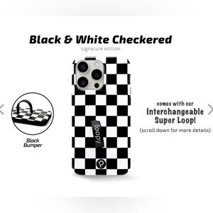 Black and white checkered 🖤🤍